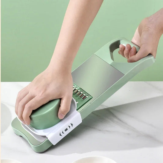 5 in 1 Stainless Steel  Multifunctional Vegetable Slicer Cutter