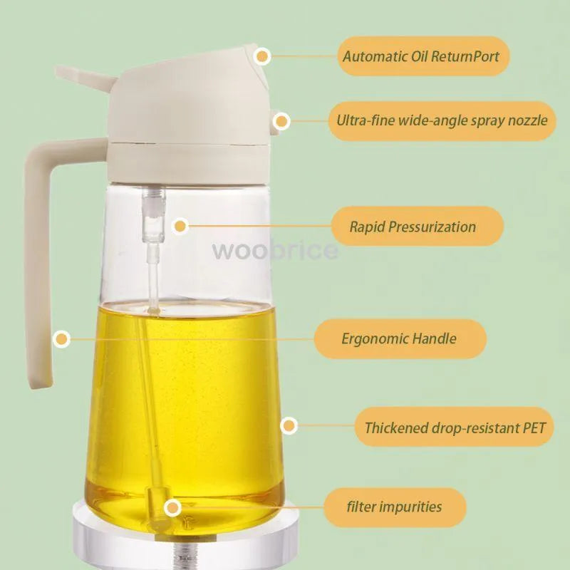 Cooking Oil Sprayer Glass Oil Spray Bottle Kitchen Tool Bbq Baking Grill Vinegar Oil Sauce Bottle