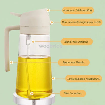 Cooking Oil Sprayer Glass Oil Spray Bottle Kitchen Tool Bbq Baking Grill Vinegar Oil Sauce Bottle