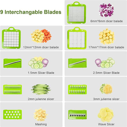 Multifunctional 14/16 in 1 Vegetable , Onion, Potato Chopper/Cutter/Dicer