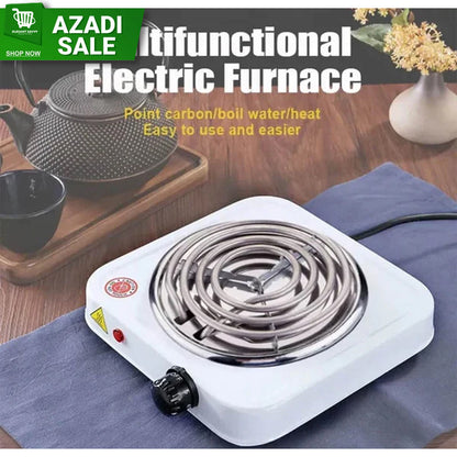 Electric Stove single for cooking, heat up in just 2 mins, Easy to clean, 1000W