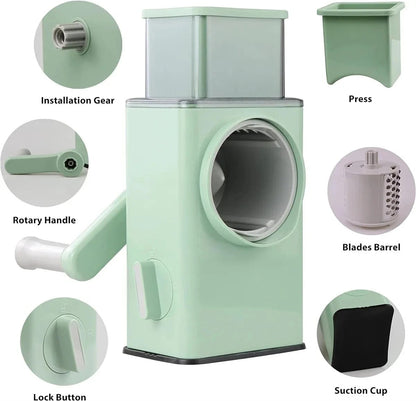3 in 1  round Multifunctional Vegetable Chopper / Slicer /cutter