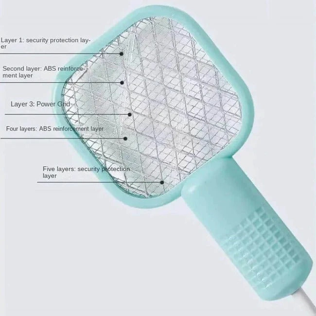 Mini Portable USB Mosquito Racket with UV light