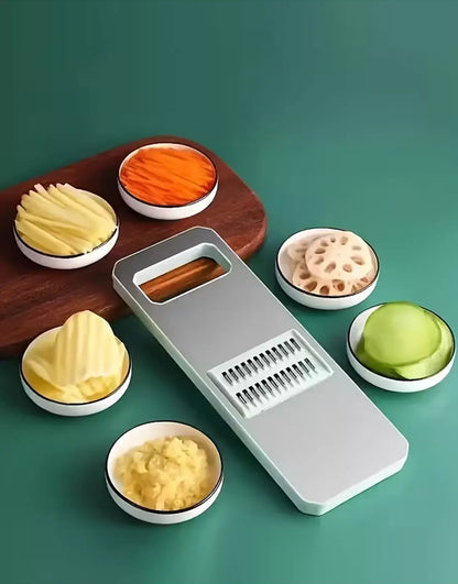 5 in 1 Stainless Steel  Multifunctional Vegetable Slicer Cutter